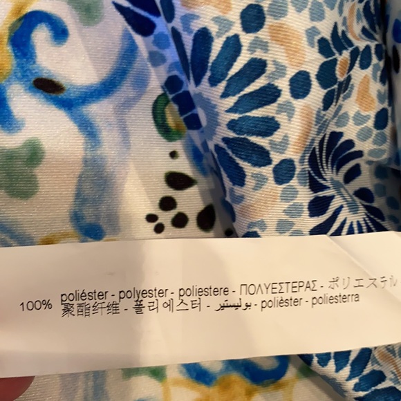 ZARA multi printed patchwork polyester pants and top - Picture 13 of 16